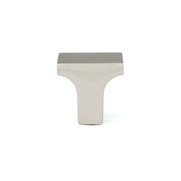 Richelieu 1-inch (25 mm) x 1-inch (25 mm) Brushed Nickel Contemporary Cabinet Knob - BP312525195