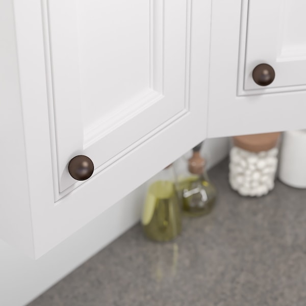 Richelieu Firenze Collection 1 9/16-inch (40 mm) Honey Bronze Traditional Round Closet Door Knob - BP878940HBRZ