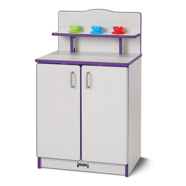 Jonti-Craft Rainbow Accents Culinary Creations Kitchen Cupboard, Purple - 2407JCWW004