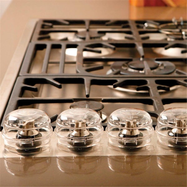 Dreambaby Clear Plastic Stove Knob Covers, 5PK - 5989181