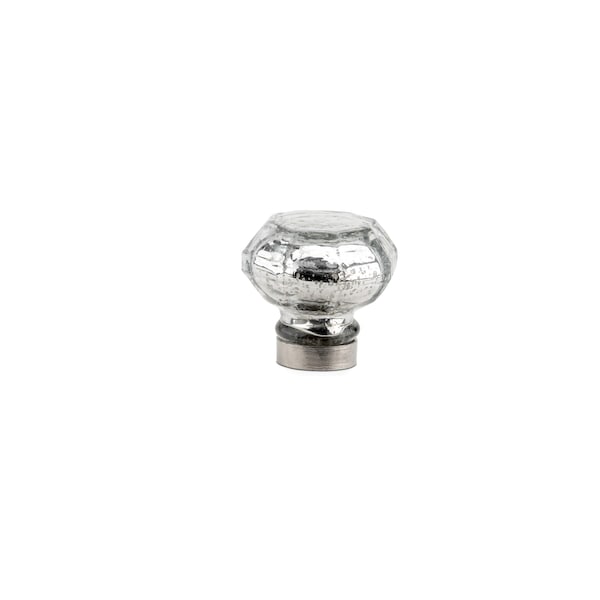 Richelieu 1 23/32 in (44 mm) Antique Mirror Eclectic Cabinet Knob - BP885044144