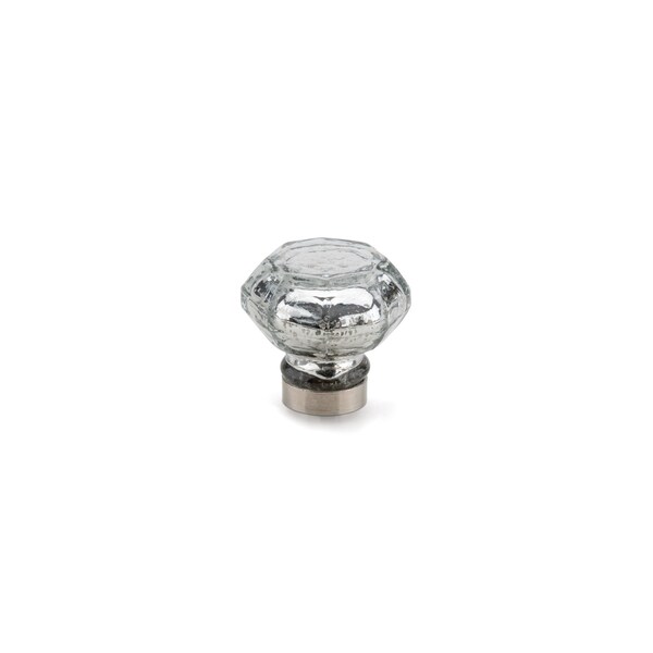 Richelieu 1 23/32 in (44 mm) Antique Mirror Eclectic Cabinet Knob - BP885044144