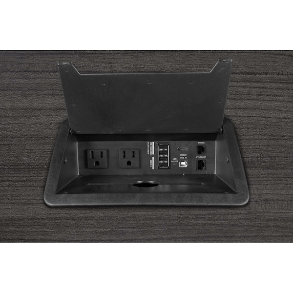 Regency Rectangle Tables > Conference Tables > Legacy Racetrack Tables, 120 W, 47 L, 29 H, Wood Top - LCTRT12047AG