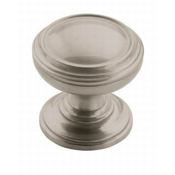 Amerock BP55342G10-10PACK 1-1/4" (32 mm) Revitalize Cab Knob Satin Nickel - BP55342G10-10PACK