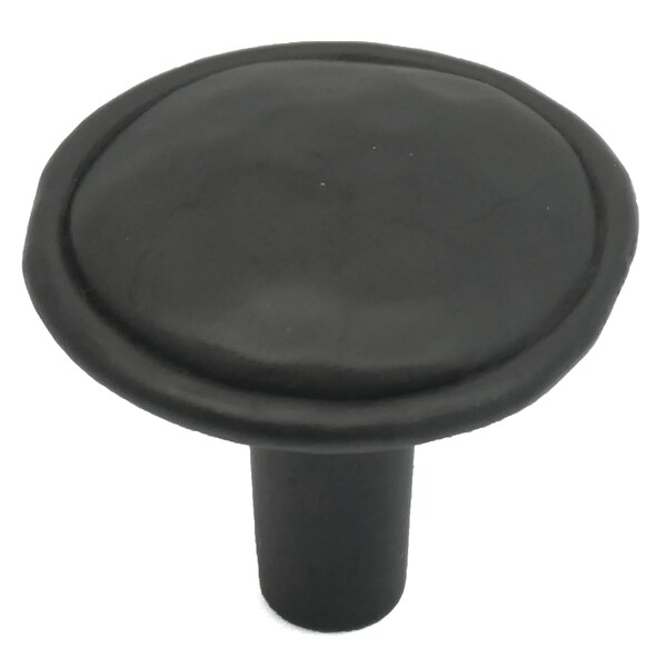 Laurey 1 3/8" Merlot Knob, Iron Black - 37420