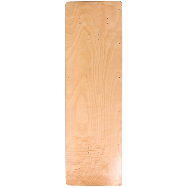 Flash Furniture Rectangle Folding Table, 30" W, 96" L, 30.25" H, Wood Top, Wood Grain - YT-WTFT30X96-TBL-GG