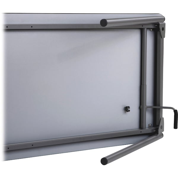 Iceberg Rectangle Maxx LegroomÃ¢â€žÂ¢ Wood Folding Table, Gray - 30" x 96", 30" W, 96" L, 29.5" H, Grey - 65837