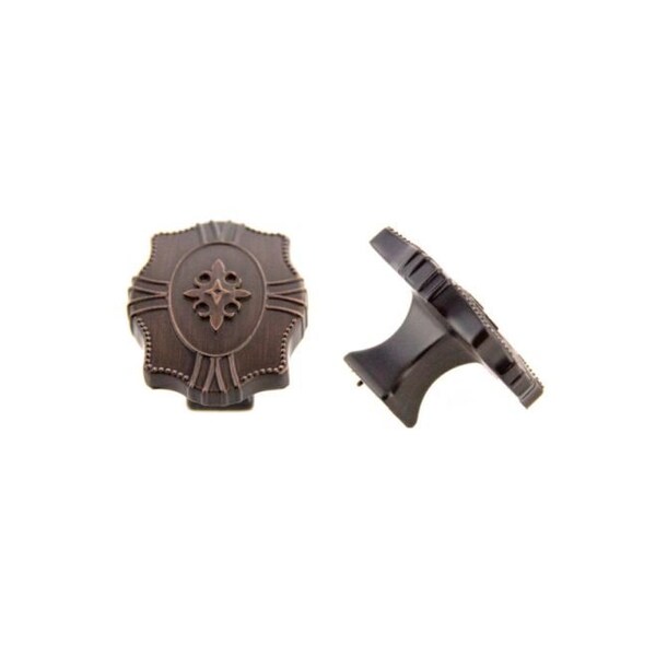 Crown Fleur di Lis Cabinet Knob Oil Rubbed Bronze Finish - CHK8292810B