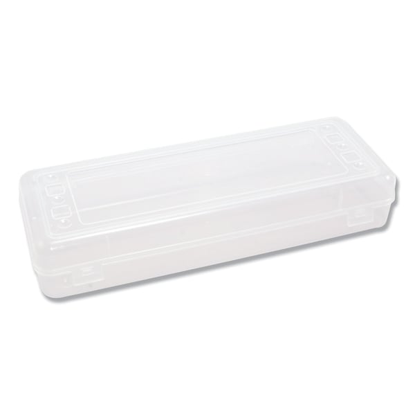 Innovative Storage Designs Stretch Art Box, 13.25" W, 5" L, 2.3" H, Clear, Polypropylene - AVT-67033