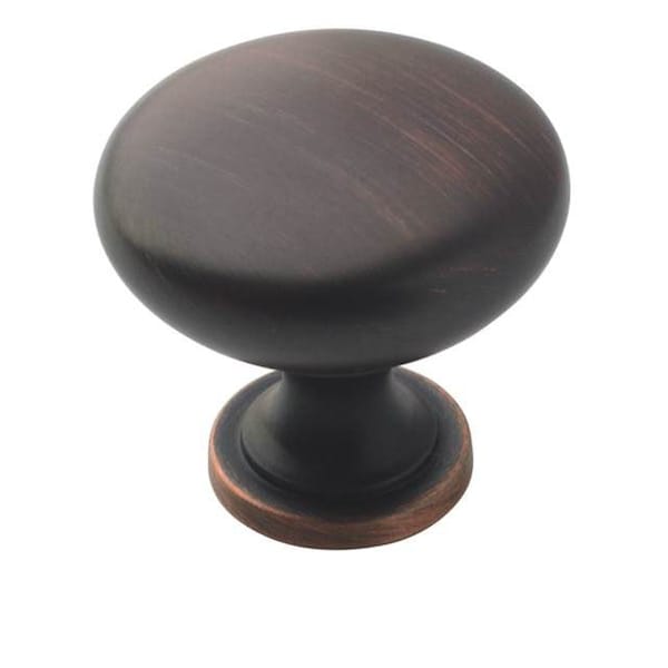 Amerock BP53005ORB-75PACK Pack of 75 1-1/4" (32 mm) Value Cab Knob ORB - BP53005ORB-75PACK