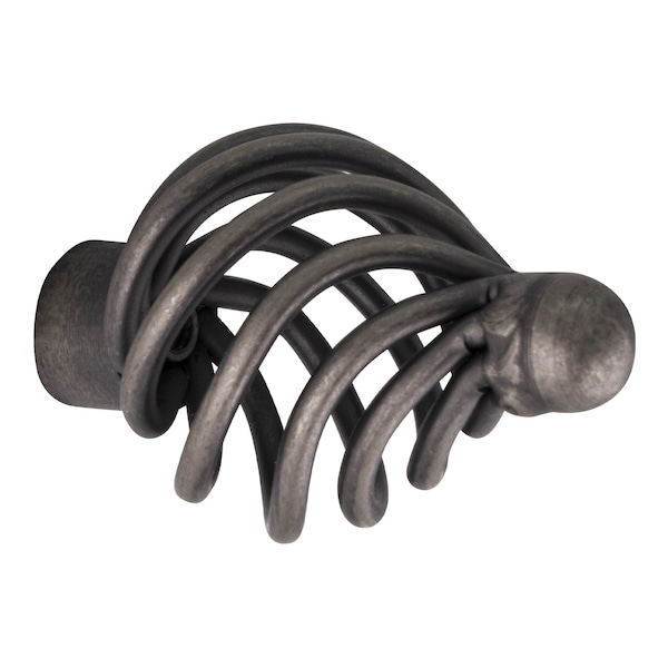 Amerock Village Classics Traditional Kitchen Cabinet Knob 1-3/8 in. Diameter Weathered Nickel - BP19320WN