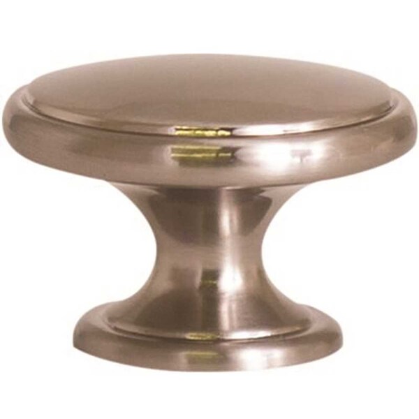 Anvil Mark 1-1/2 in. Satin Nickel Cabinet Knob, 5PK - 2492401