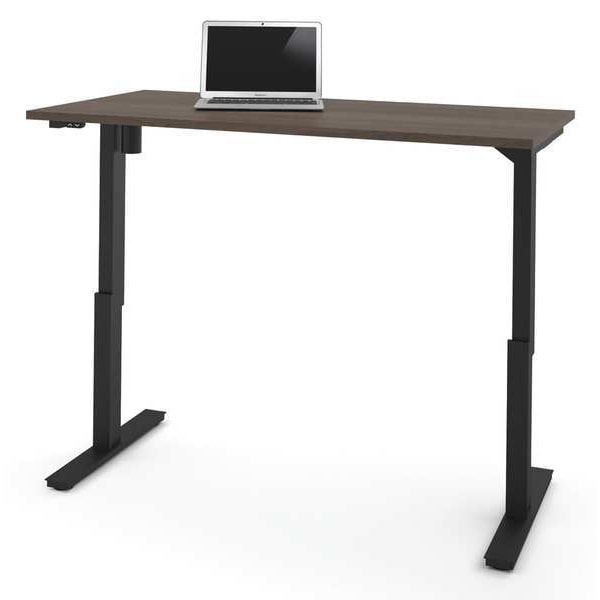 Bestar Rectangle 29.5" W, 59.3" L, 28-45" H, Laminate Top, Antigua - 65867-52