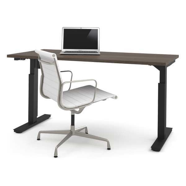 Bestar Rectangle 29.5" W, 59.3" L, 28-45" H, Laminate Top, Antigua - 65867-52