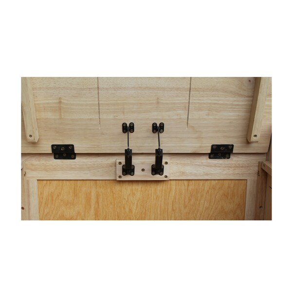International Concepts Rectangle Kids Storage Box, 29 in W, 19 in L, 23 in H, Wood, Unfinished - TC-929