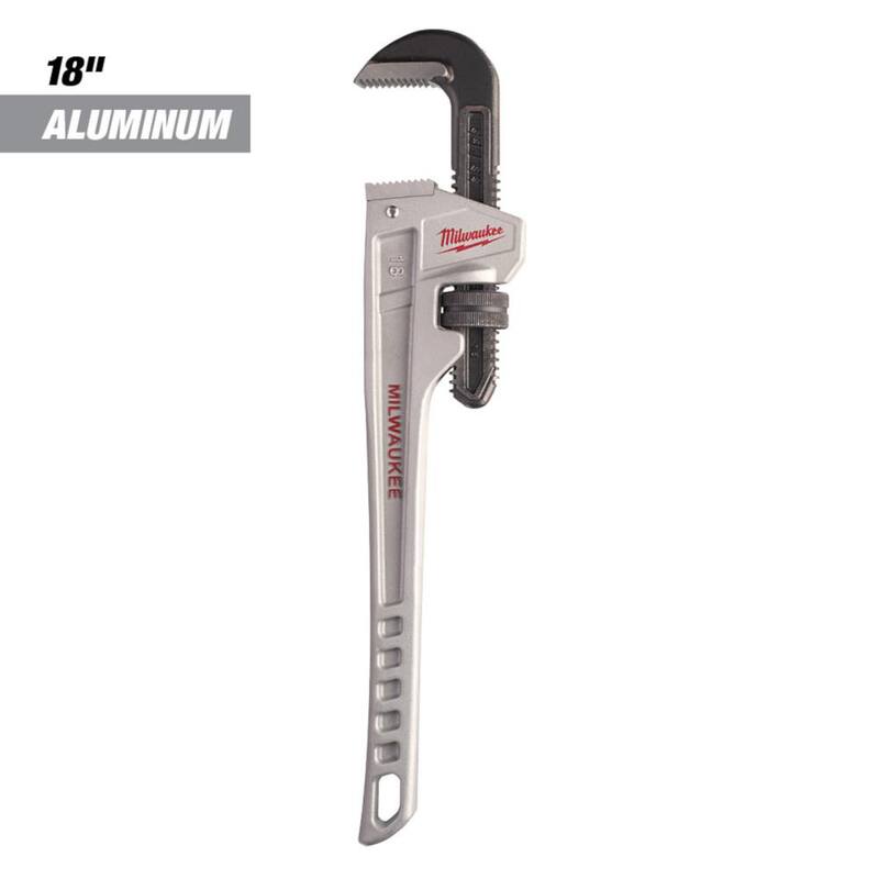 Set de Llaves de tubo de aluminio de 14 pulgadas y 18 pulgadas de Milwaukee (2 herramientas) - 48-22-7214-48-22-7218
