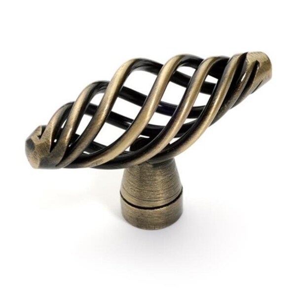 Dynasty Hardware Dynasty Hardware K-81426-AB Super Saver Birdcage Cabinet Knob; Antique Brass - K-81426-AB