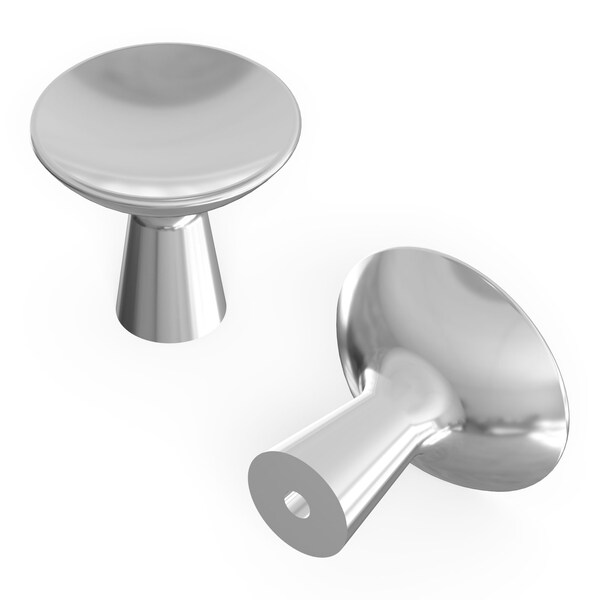 Hickory Hardware Maven Collection Knob 1-1/4 Inch Diameter Chrome Finish - H078776CH