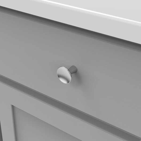 Hickory Hardware Maven Collection Knob 1-1/4 Inch Diameter Chrome Finish - H078776CH