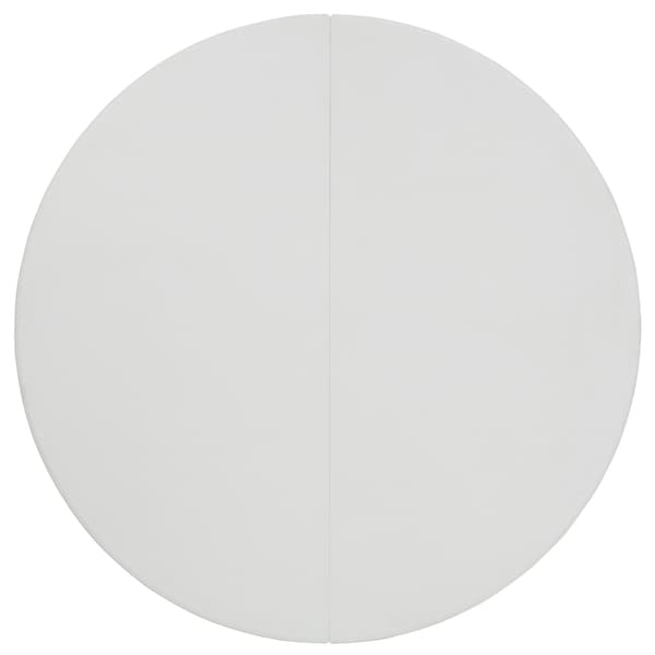 Flash Furniture Round Wh 60Rnd Plastic Fold Table, 60" W, 60" L, 29" H, Plastic Top, White - DAD-YCZ-154-GW-GG