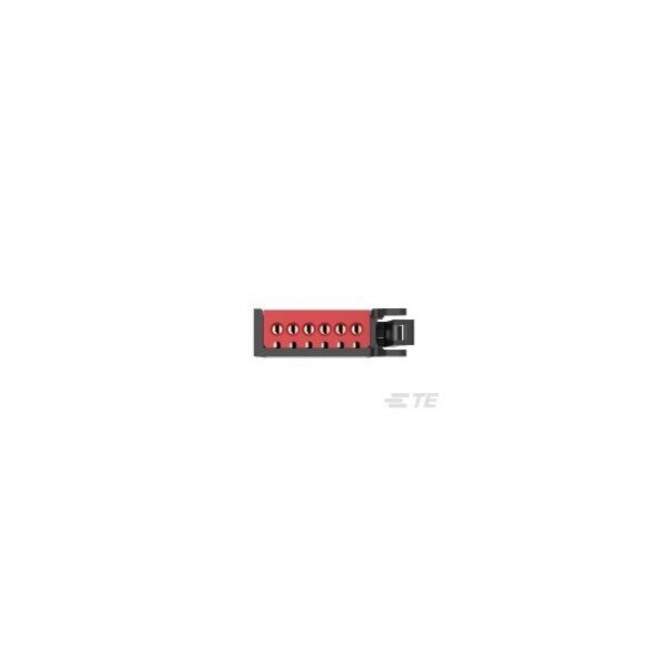 Ensamble de conector con enchufe RITS TE 6P ROJO - 1-1473562-6