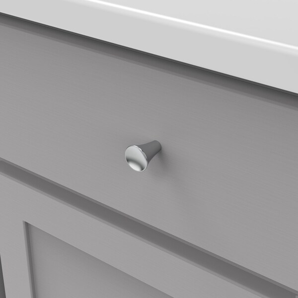 Hickory Hardware Maven Collection Knob 15/16 Inch Diameter Chrome Finish - H078777CH