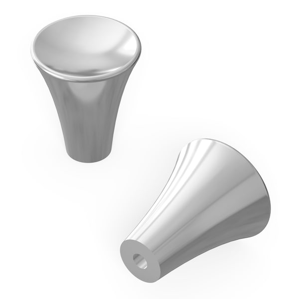 Hickory Hardware Maven Collection Knob 15/16 Inch Diameter Chrome Finish - H078777CH