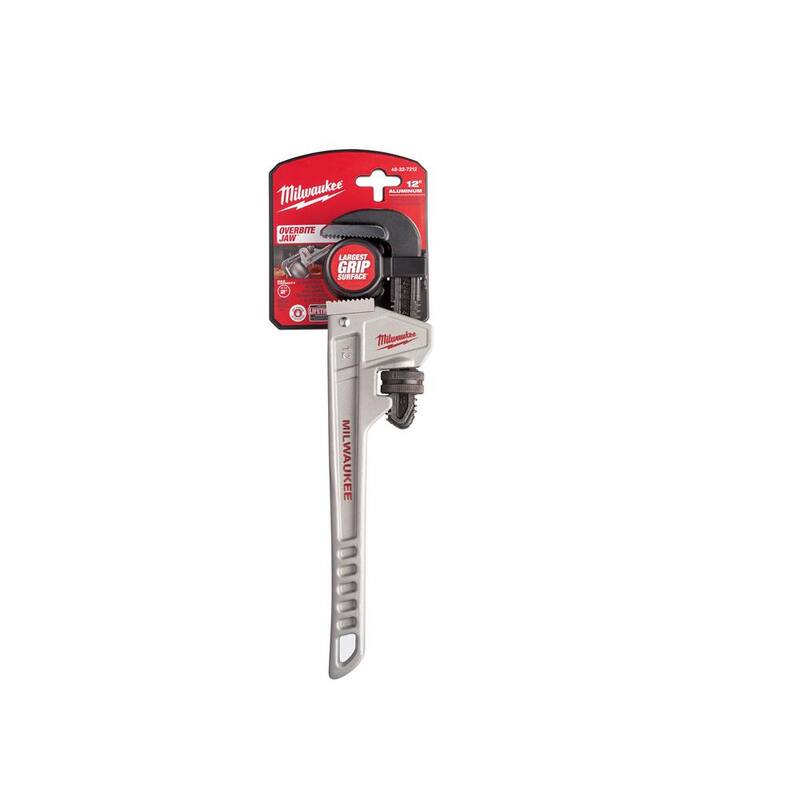 Llave de tubo de aluminio de 12 pulgadas de Milwaukee - 48-22-7212