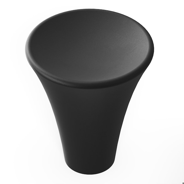 Hickory Hardware Maven Collection Knob 15/16 Inch Diameter Matte Black Finish - H078777MB