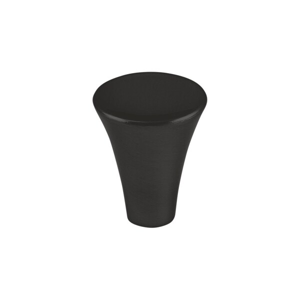 Hickory Hardware Maven Collection Knob 15/16 Inch Diameter Matte Black Finish - H078777MB