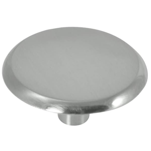 Grilltown 1.5 in. Knob - Brushed Satin Nickel - GR812773