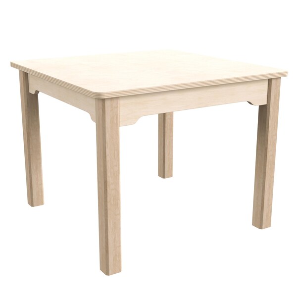 Flash Furniture 23.5 in W, 23.5 in L, 18 in H, Beechwood, Birch Plywood, Beech - MK-ME088008-GG