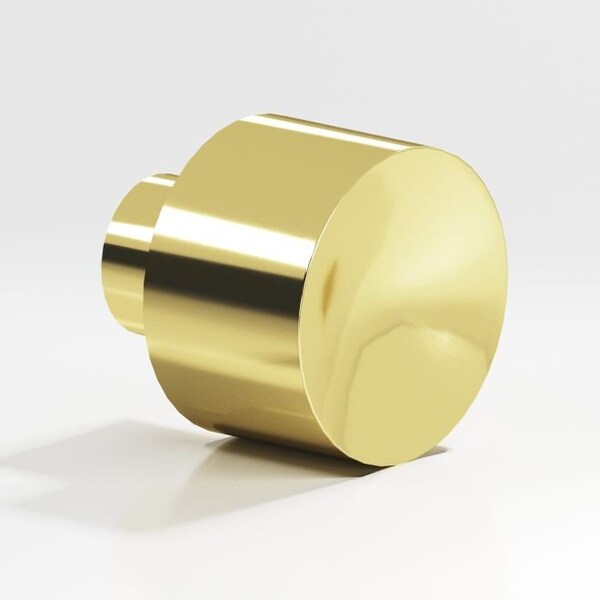Colonial Bronze 185 Series 1-1/4in Diameter Cabinet Knob Polished Brass Finish - 1853.CB