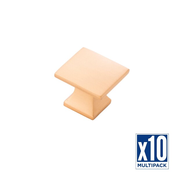 Hickory Hardware Knob 1-1/4 Inch Diameter Flat Top, 10PK - P3028-BGB-10B