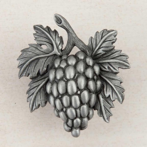 Acorn Mfg Artisan Collection Grapevine Knob, Antique Pewter - DQ5PP