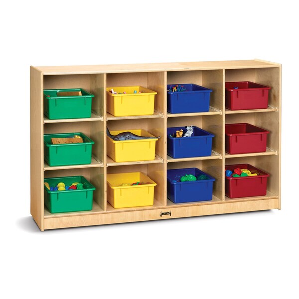 Jonti-Craft 12 Tub Large Mobile Unit, with Colored Tubs - 0305JC