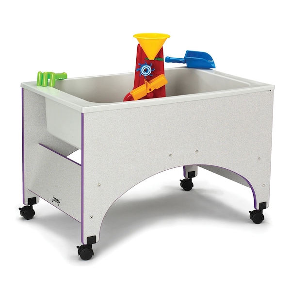 Jonti-Craft Rainbow Accents Space Saver Sensory Table, Purple - 2857JC004