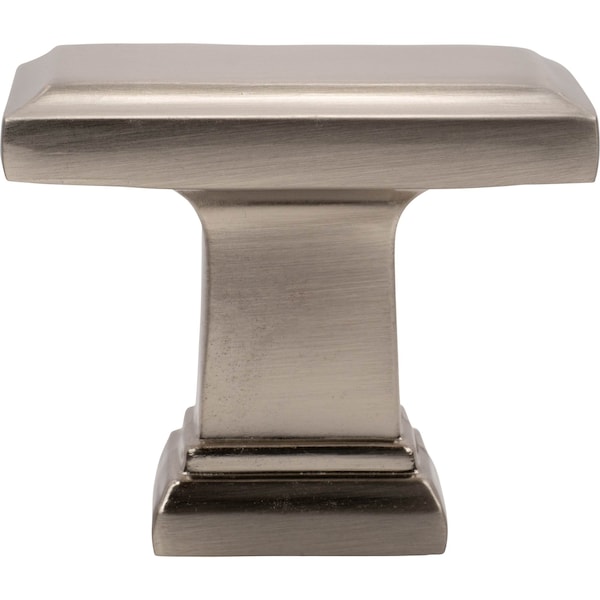 Designperfect 1-1/2 Overall Length Rectangle Cabinet Knob, Brushed Satin Nickel, 25PK - DPA25A48KSNB