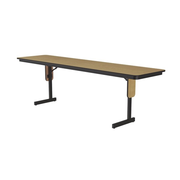 Correll Rectangle Panel Leg Folding Seminar Training Table, 24" W, 96" L, 29" H, High Pressure Laminate Top - SP2496PX-16