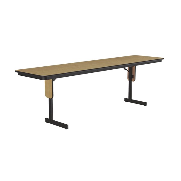 Correll Rectangle Panel Leg Folding Seminar Training Table, 24" W, 96" L, 29" H, High Pressure Laminate Top - SP2496PX-16