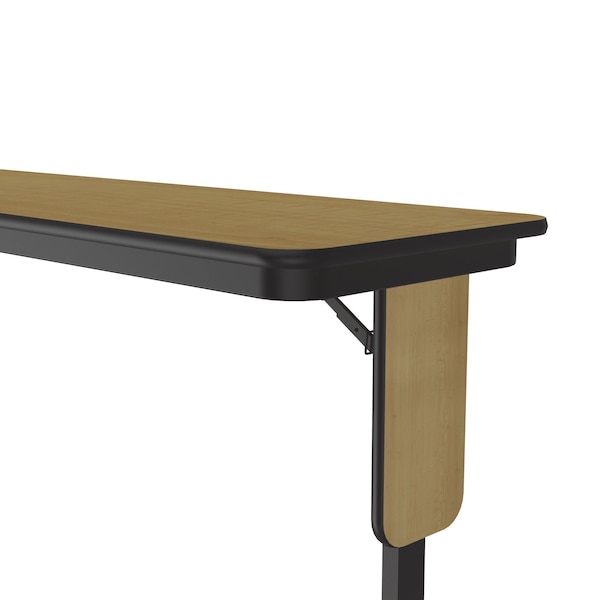 Correll Rectangle Panel Leg Folding Seminar Training Table, 18" W, 72" L, 29" H, High Pressure Laminate Top - SP1872PX-16