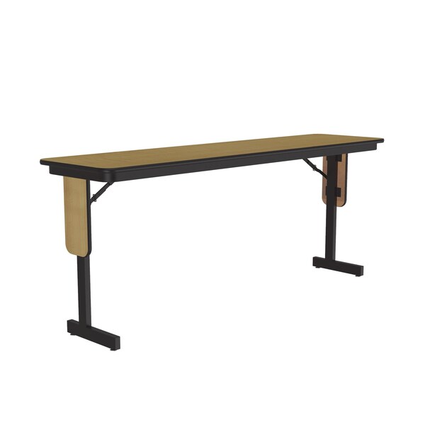 Correll Rectangle Panel Leg Folding Seminar Training Table, 18" W, 72" L, 29" H, High Pressure Laminate Top - SP1872PX-16