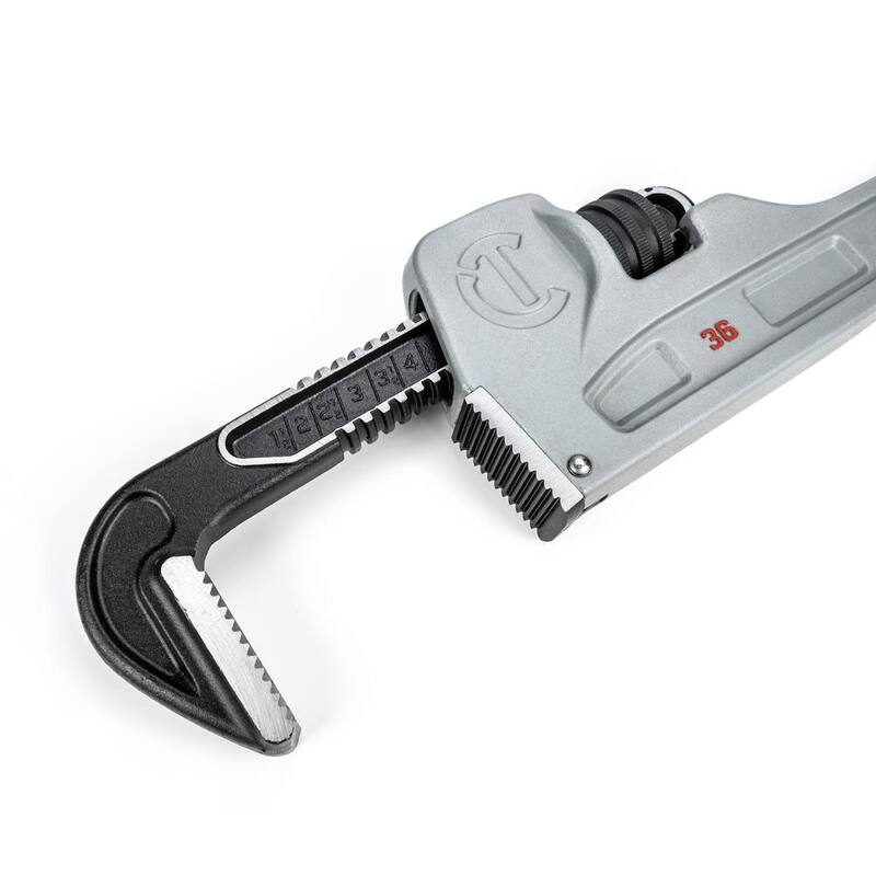 Llave de tubo de aluminio Crescent de 36 pulgadas - CAPW36