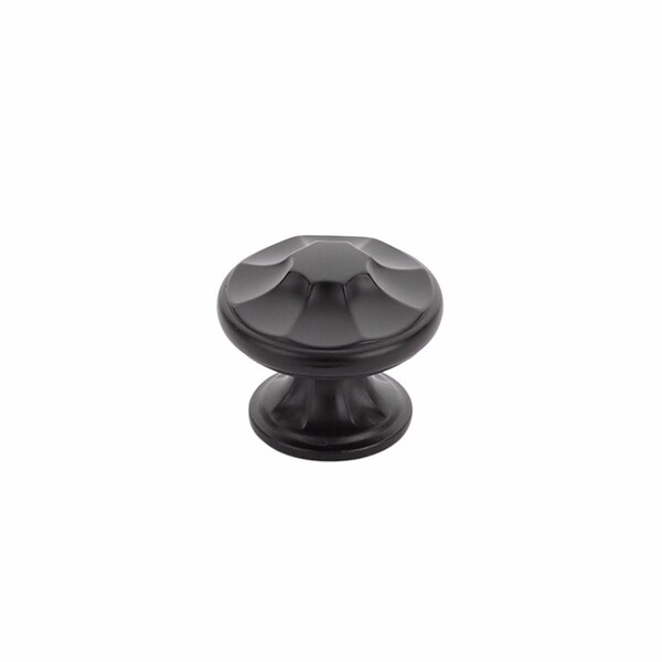 Schaub 1-3/8in Empire Cabinet Knob Matte Black Finish - 876-MB