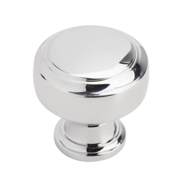 Amerock Highland Ridge 1-3/16 in 30 mm Diameter Polished Chrome Cabinet Knob - BP5531226