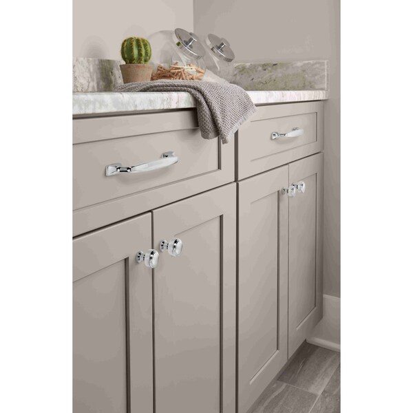 Amerock Highland Ridge 1-3/16 in 30 mm Diameter Polished Chrome Cabinet Knob - BP5531226