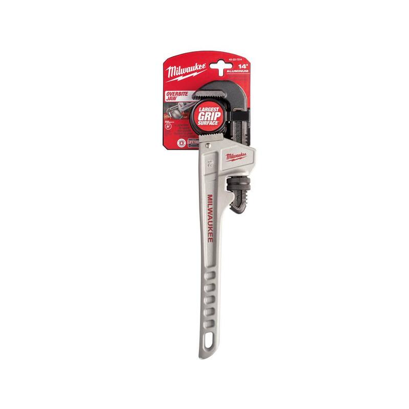 Juego de Llaves para tubo de aluminio de 10 pulgadas y 14 pulgadas de Milwaukee (2 piezas) - 48-22-7210-48-22-7214