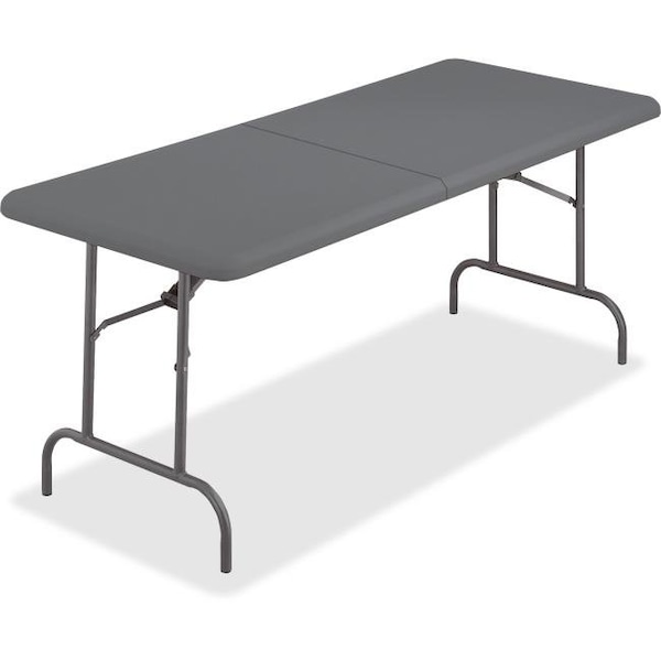 Iceberg Iceberg Enterprises ICE65457 30 x 60 in. Indestructible Too Bifold Resin Folding Table - ICE65457
