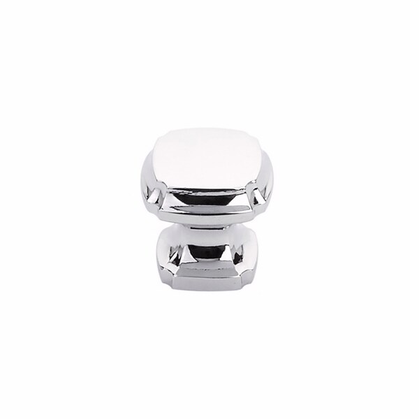 Schaub 1-3/8in Empire Square Cabinet Knob Polished Chrome Finish - 882-26