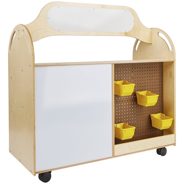 Childcraft Mobile Makerspace Cart, 48-1/4 x 22-1/2 x 49 Inches - 2020827